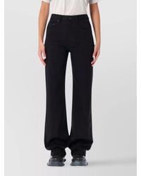 Balenciaga - Wool Mid-Rise Straight-Leg Tailored Trousers - Lyst