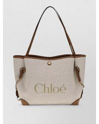 Chloé - Clover Shopping Shoulder Bag Chain Detail - Lyst