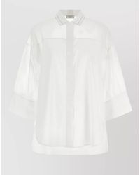 Peserico - Silk Organza Shirt - Lyst