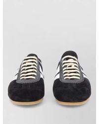 Dries Van Noten - Leather Lace-Up Sneakers - Lyst