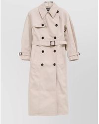 Jacquemus - Double-Breasted Belted Trench Coat - Lyst
