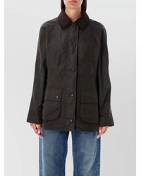 Barbour - Waxed Cotton Fitted Jacket - Lyst