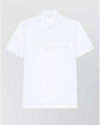 Givenchy - Silk Cotton Short-Sleeve Polo Shirt - Lyst