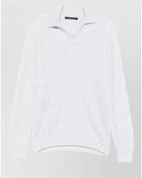Tagliatore - Ribbed Cotton Jumper - Lyst