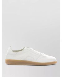 Santoni - Calf Leather Low-Top Sneakers - Lyst