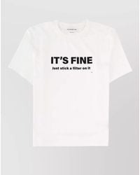Victoria Beckham - Its Fine Just Stick A Filter On It T-Shirt - Lyst
