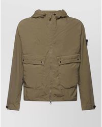 Stone Island - Tech Fabric Hooded Jacket - Lyst