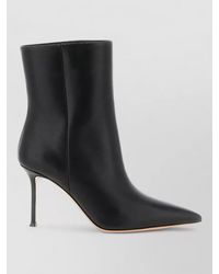 Aquazzura - Leather Harper Ankle Boots - Lyst