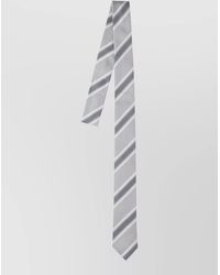 Thom Browne - Slim Striped Tie Narrow Blade Design - Lyst