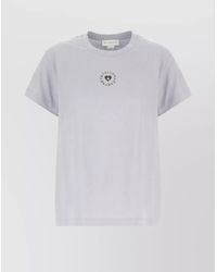 Stella McCartney - Cotton Logo Print Short Sleeve T-Shirt - Lyst