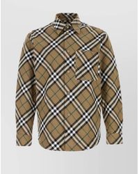 Burberry - Classic Check Button-Up Shirt For - Lyst
