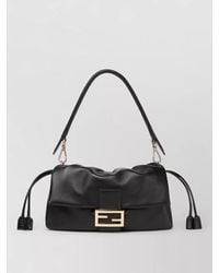 Fendi - Baguette Clutch Bag Adjustable Strap Leather - Lyst