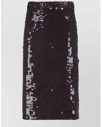 P.A.R.O.S.H. - Knee-Length Fitted Skirt - Lyst