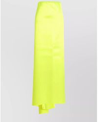 Sportmax - 'Adua' High-Waisted Satin Maxi Skirt - Lyst