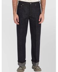 Burberry - Denim Mid-Rise Straight-Leg Jeans - Lyst