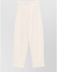 Max Mara - High Waist Lounge Trousers Wide Leg - Lyst