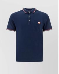 Valentino - Pocketed Collar Short Sleeve Polo Shirt - Lyst