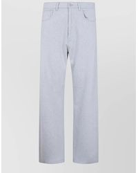 Aspesi - Chino Trousers Straight Leg Five Pocket Design - Lyst