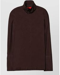 Thelatest - Cotton Crewneck Fitted Jacket - Lyst