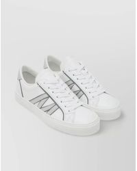 Moncler - Leather Low-Top Sneakers - Lyst