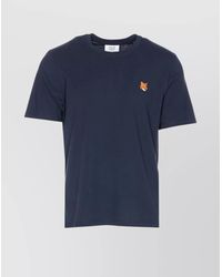 Maison Kitsuné - Cotton Regular-Fit Crew-Neck Short-Sleeve T-Shirt - Lyst