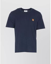 Maison Kitsuné - Cotton Regular-Fit Crew-Neck Short-Sleeve T-Shirt - Lyst