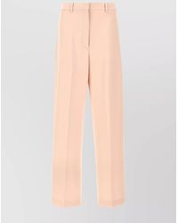 Theory - High-Rise Straight-Leg Tailored Trousers - Lyst