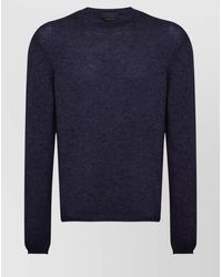 Prada - Cashmere Ribbed Crew-Neck Sweater - Lyst