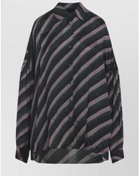 Dries Van Noten - Striped Long-Sleeve Shirt - Lyst