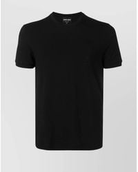 Giorgio Armani - Stretch Viscose Slim-Fit Crew-Neck Short-Sleeve T-Shirt - Lyst