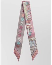 Dior - Graphic Print Lightweight Rectangular Fashion Scarf - Lyst