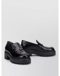 Hogan - Leather Loafer Slip On Thick Sole - Lyst