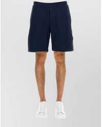 McQueen - Logo-Band Chino Shorts - Lyst