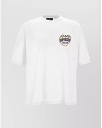 Represent - Cotton Ribbed Crew-Neck Logo-Print Short-Sleeve T-Shirt - Lyst