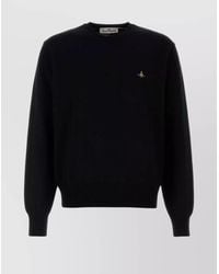 Vivienne Westwood - Cashmere-Blend Fine-Knit Crew-Neck Long-Sleeve Sweater - Lyst