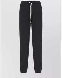 Ralph Lauren - Cotton Trousers Elastic Waistband - Lyst