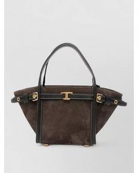 Tod's - Suede Leather Mini Bag - Lyst