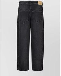 Isabel Marant - Cotton Denim Trousers With Pockets And Loops - Lyst