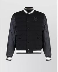 Moncler - Down Reversible Ribbed Bomber Jacket - Lyst