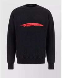 Ann Demeulemeester - Printed Cotton Loose-Fit Sweatshirt - Lyst