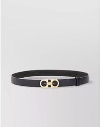 Ferragamo - Buckle Textured Adjustable Belt - Lyst