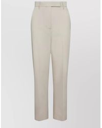 Thom Browne - Relaxed Cotton Suiting Trousers Gg Tape - Lyst