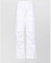 P.A.R.O.S.H. - Cotton Straight-Leg Cargo Trousers - Lyst