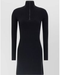 Courreges - Wool Mini Dress - Lyst