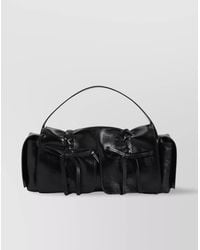 Acne Studios - Calf Leather Multipocket Shoulder Bag - Lyst