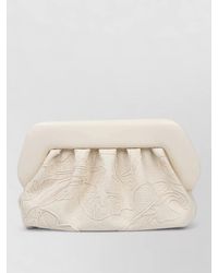 THEMOIRÈ - Clutch Bag Detachable Strap Pleated Design - Lyst