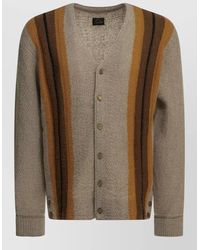 Needles - Cardigan Stripe Design Ribbed Cuffs Neckline - Lyst