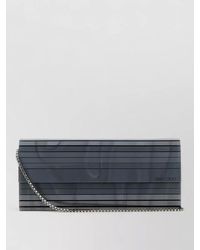 Jimmy Choo - Sweetie Pvc Clutch Striped Chain Strap - Lyst