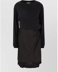 Maison Margiela - Stretch Cupro Midi Dress - Lyst