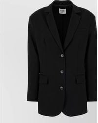 LE SULLY STUDIO - Stretch Wool Blend Blazer - Lyst